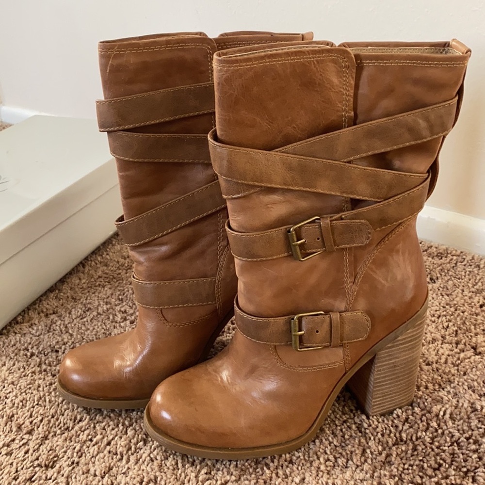 Jessica Simpson Tan Boots - Size 10M